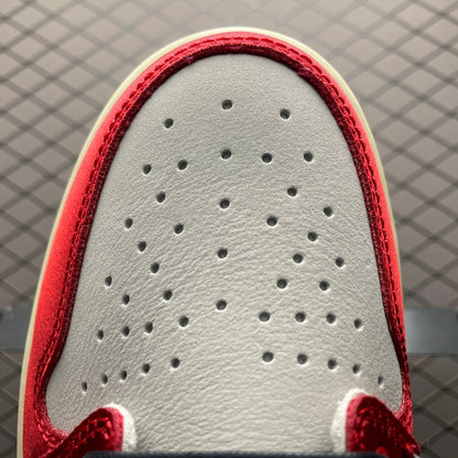 Trophy Room × Nike Air Jordan 1 Low OG "Sail and Varsity Red"