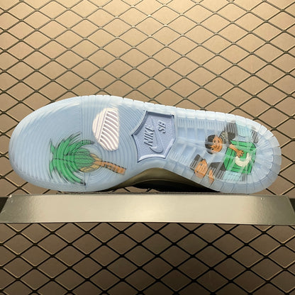Crenshaw Skate Club × Nike SB Dunk Low PRO QS "Sail/Light Blue-Cedar"