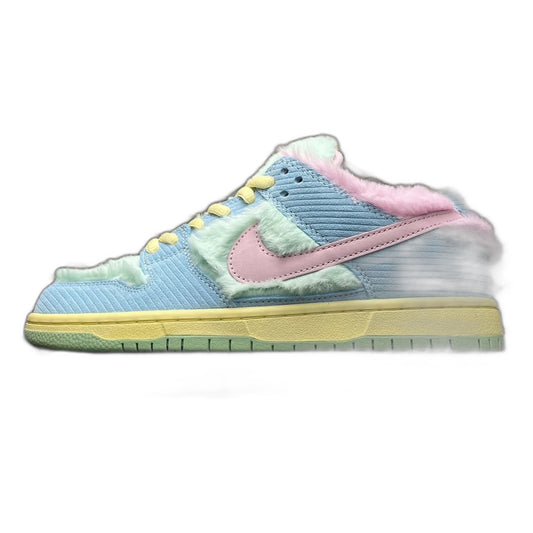 VERDY × Nike SB Dunk Low Pro QS "Visty/Blue Gaze and Enamel Green"
