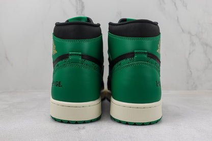 Eastside Golf × Nike Air Jordan 1 High Golf "Black/Malachite/1961"
