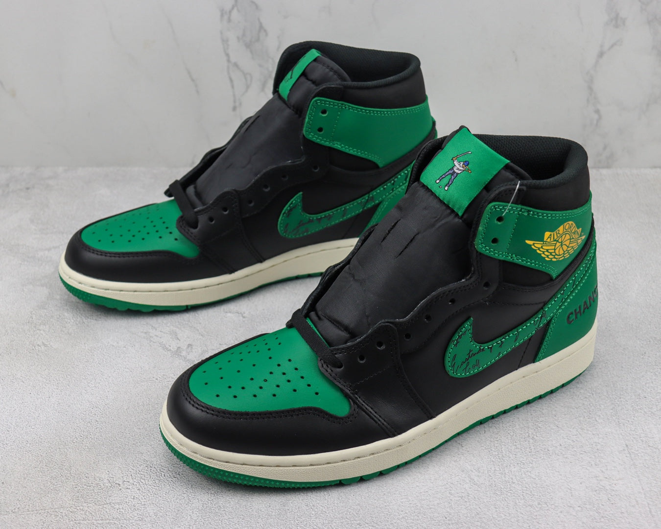 Eastside Golf × Nike Air Jordan 1 High Golf "Black/Malachite/1961"