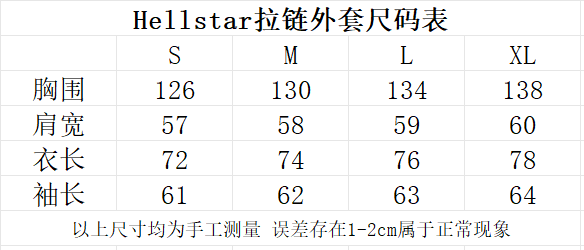 HELLSTAR セットアップ (プレミア品質)