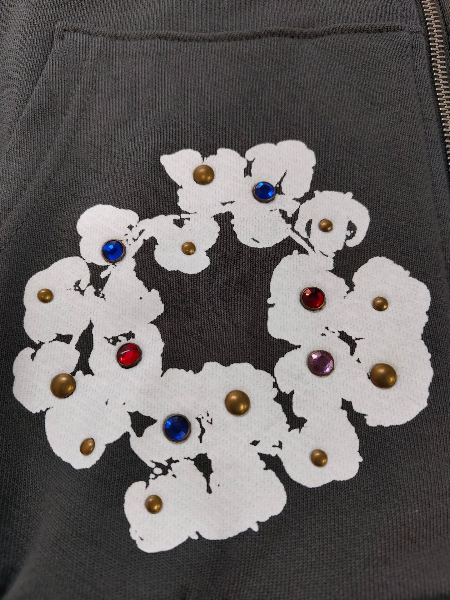 デニムティアーズ　ジップパーカー