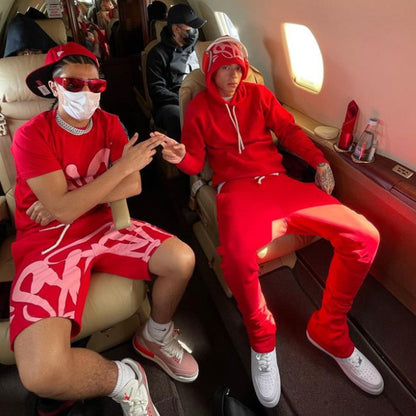 S¥NAWRLD ハーフパンツ　RED