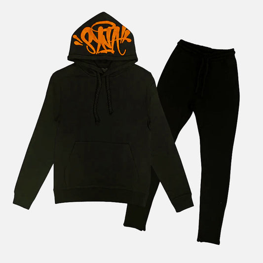 S¥NAWRLD Tracksuit-BLACK / ORANGE