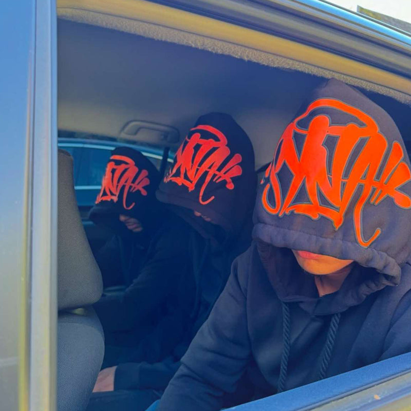 S¥NAWRLD Tracksuit-BLACK / ORANGE