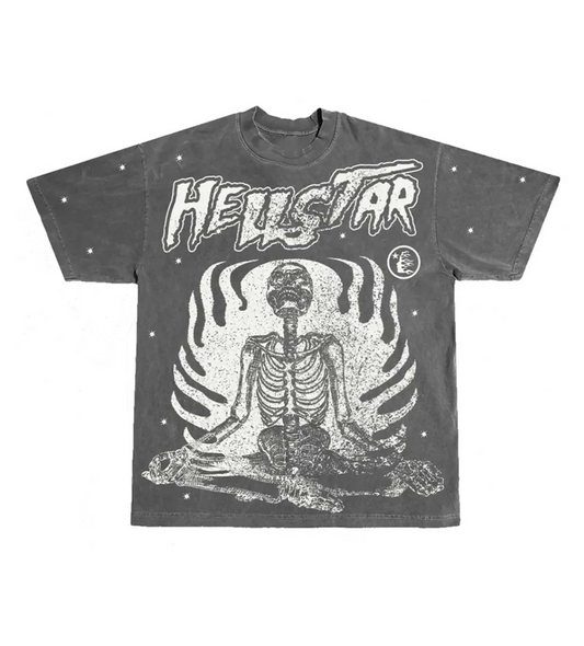 HELLST@R STUDIOS INNER PEACE GREY Tシャツ