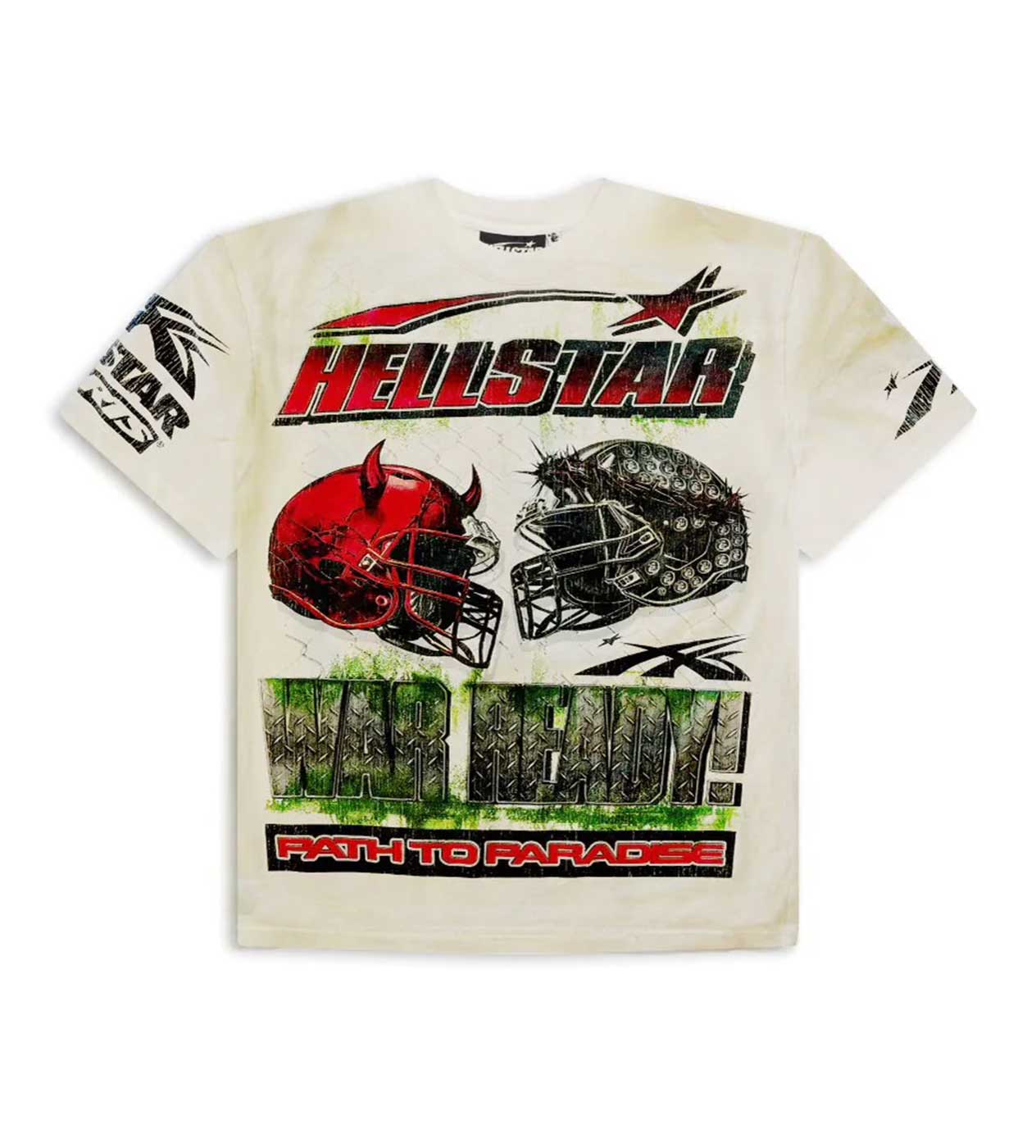 HELLST@R WAR READY CREAM Tシャツ