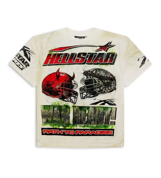 HELLST@R WAR READY CREAM Tシャツ