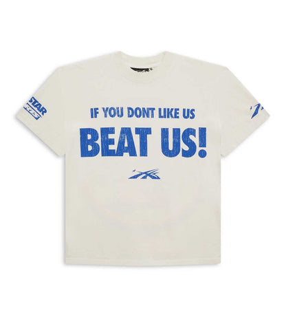 HELLST@R SPORTS BEAT US!  (WHITE/BLUE) Tシャツ