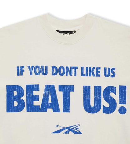 HELLST@R SPORTS BEAT US!  (WHITE/BLUE) Tシャツ