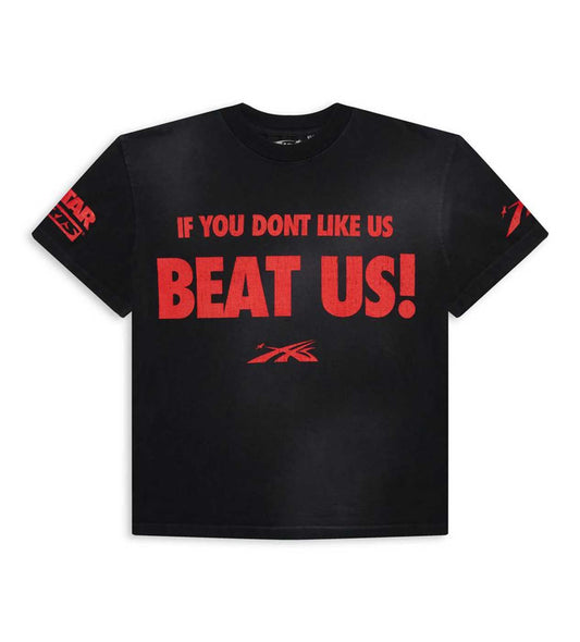 HELLST@R SPORTS BEAT US! (BLACK/RED)  Tシャツ