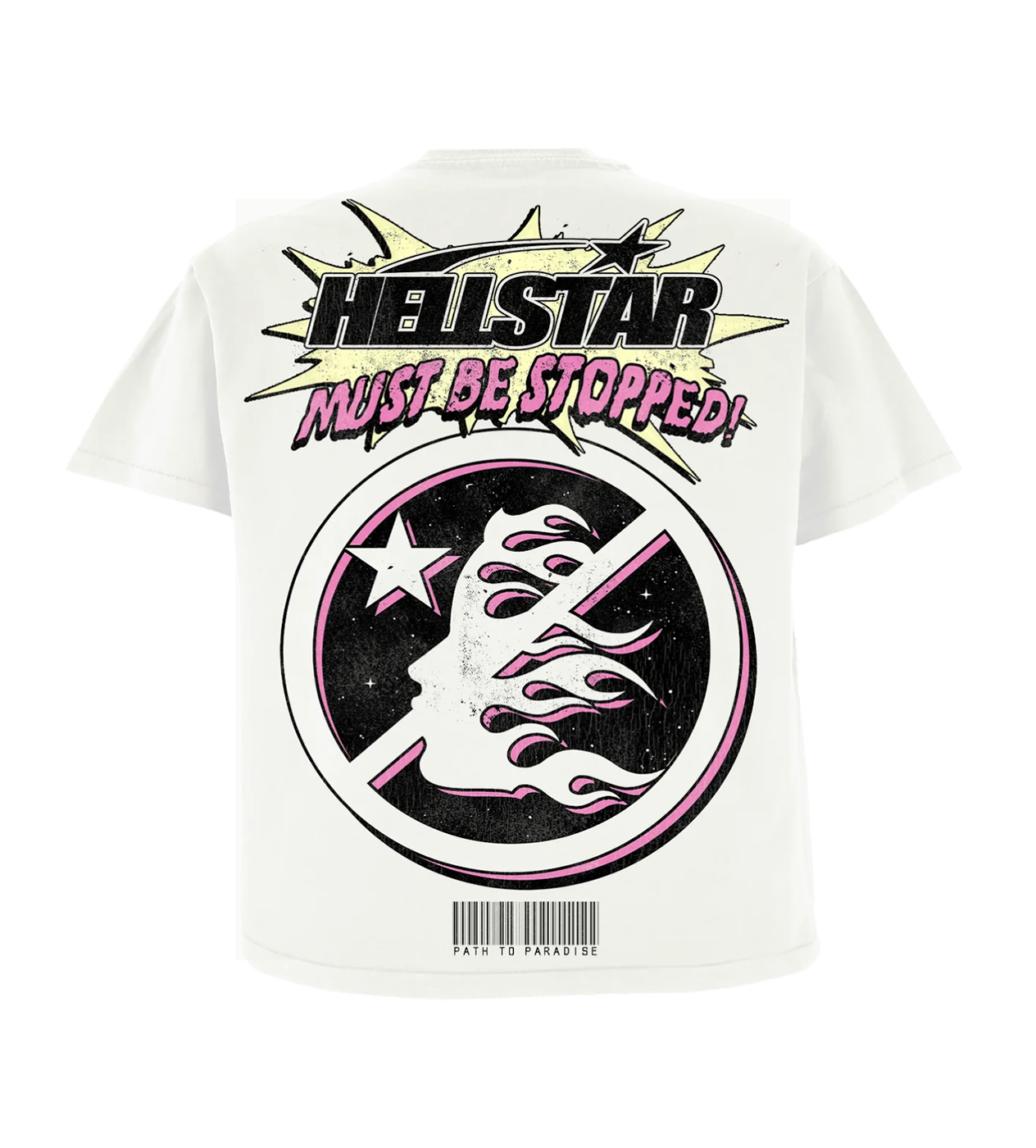 HELLST@R STUDIOS BREAKING NEWS CREAM Tシャツ