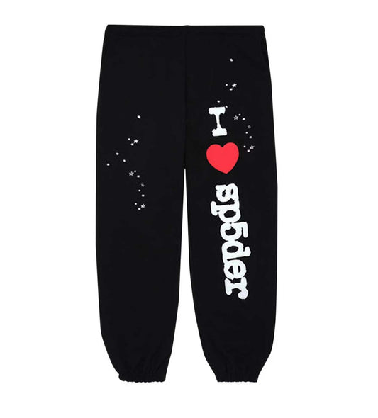 Sp5d3r I HEART SP5 BLACK スウェットパンツ