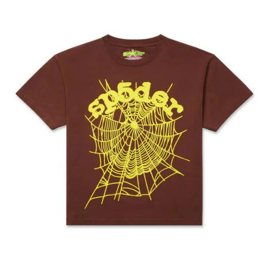 Sp5d3r OG Web Tee Brown