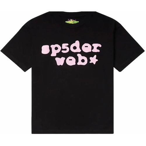 Sp5d3r Web Tee Black/Pink
