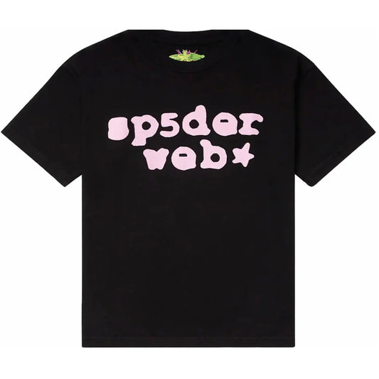 Sp5d3r Web Tee Black/Pink