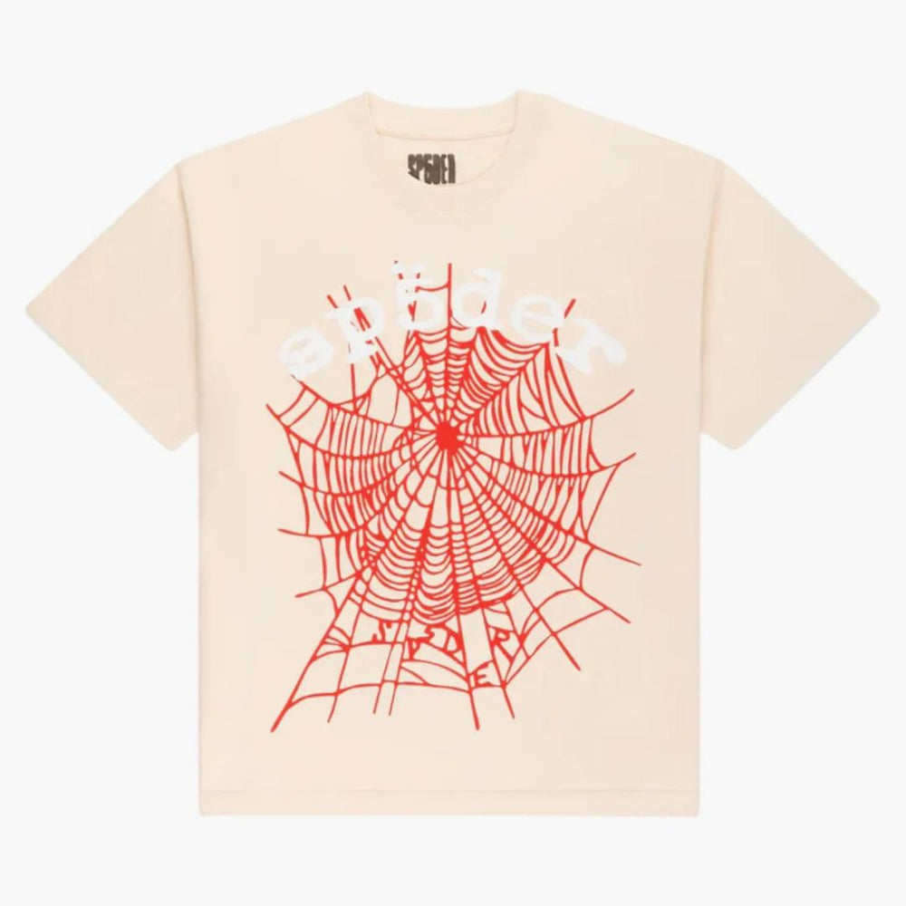 Sp5d3r Legacy Logo Heavyweight Tee Cream
