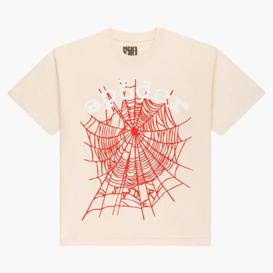 Sp5d3r Legacy Logo Heavyweight Tee Cream