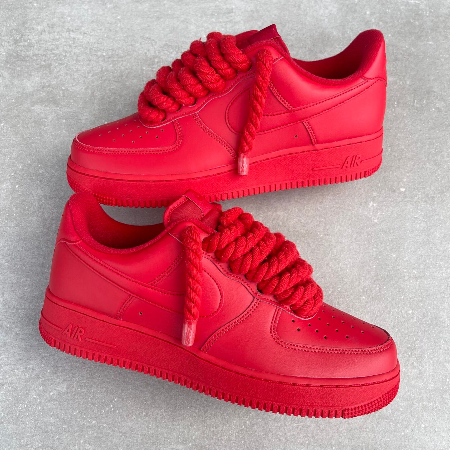 AIR FORCE 1 ROPEカスタム　レッド