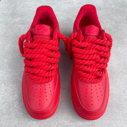 AIR FORCE 1 ROPEカスタム　レッド