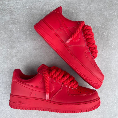 AIR FORCE 1 ROPEカスタム　レッド
