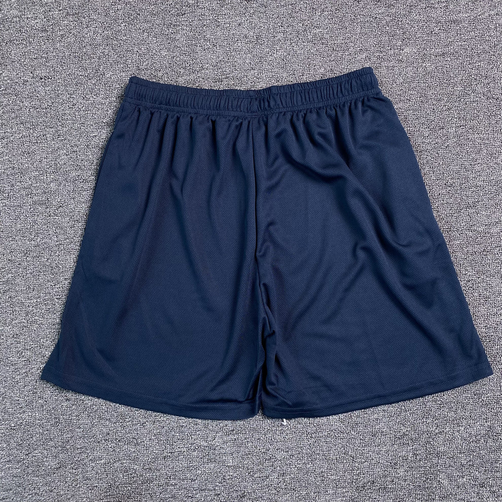 EE SHORTS ショートパンツ　ネイビー/イエロー