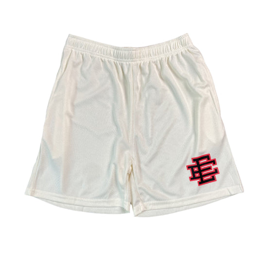 EE SHORTS ショートパンツ　クリーム/レッド