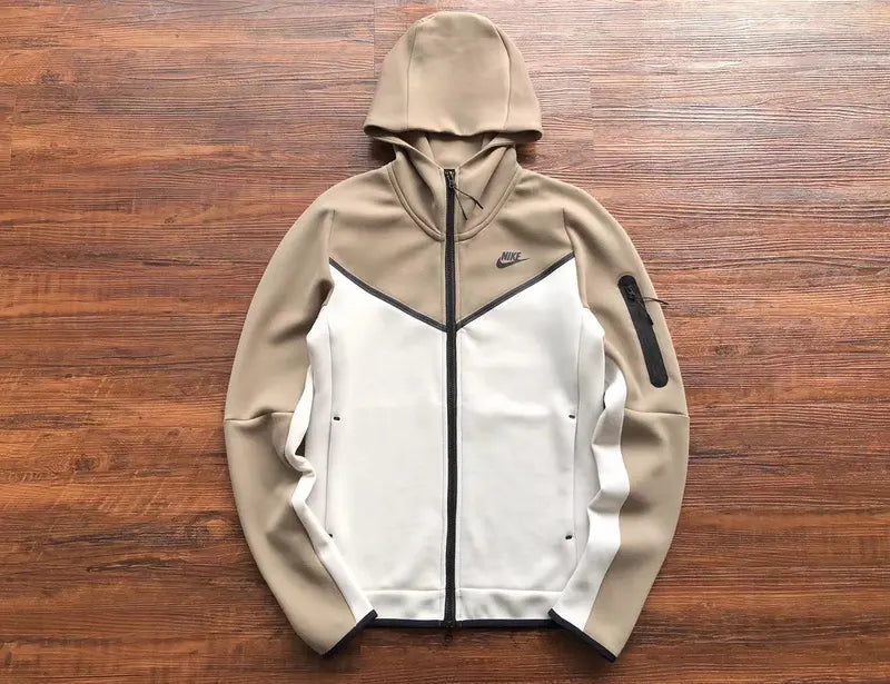 Tech fleece Brown/White