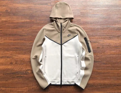 Tech fleece Brown/White