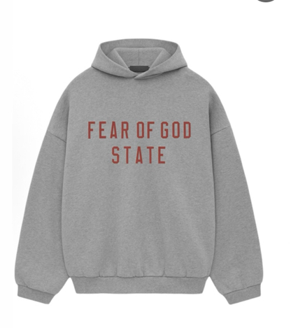 Fear Of God Essentials Fleece Shell White Hoodie