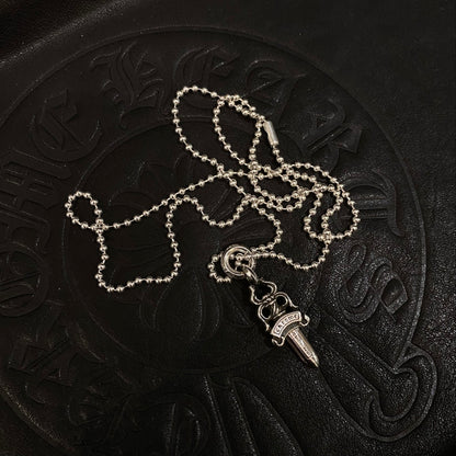 Chrome Hearts Letter Ring Sword Necklace