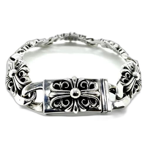 Chrome Hearts Cross Flower Guardian Large Bracelet