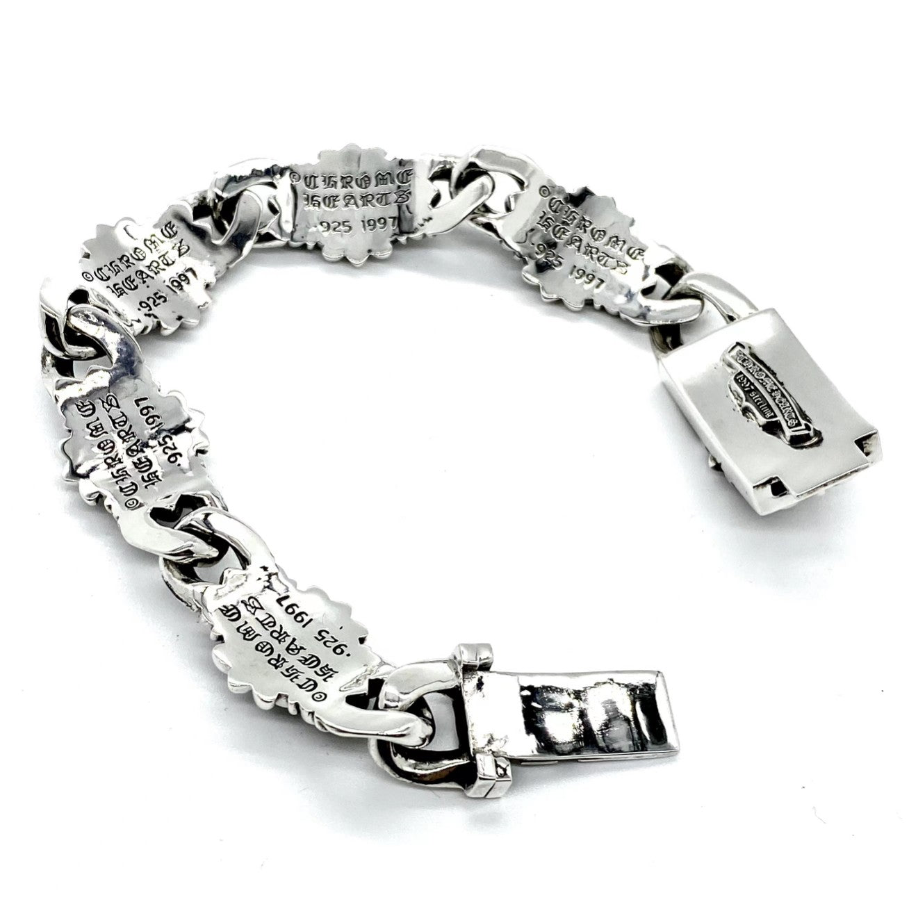 Chrome Hearts Cross Flower Guardian Large Bracelet