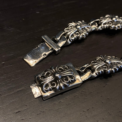 Chrome Hearts Cross Flower Guardian Large Bracelet