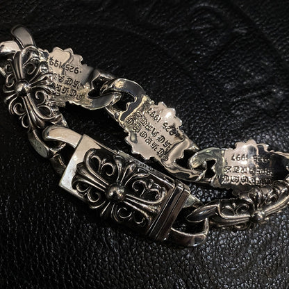 Chrome Hearts Cross Flower Guardian Large Bracelet