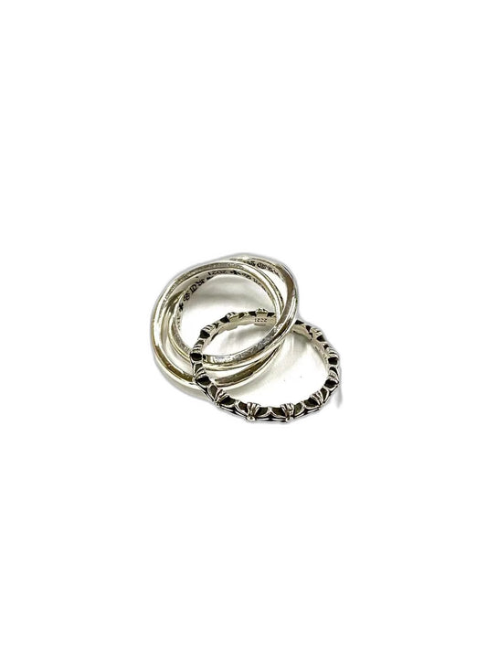 Chrome Hearts three-ring ring Stacked on the ceiling