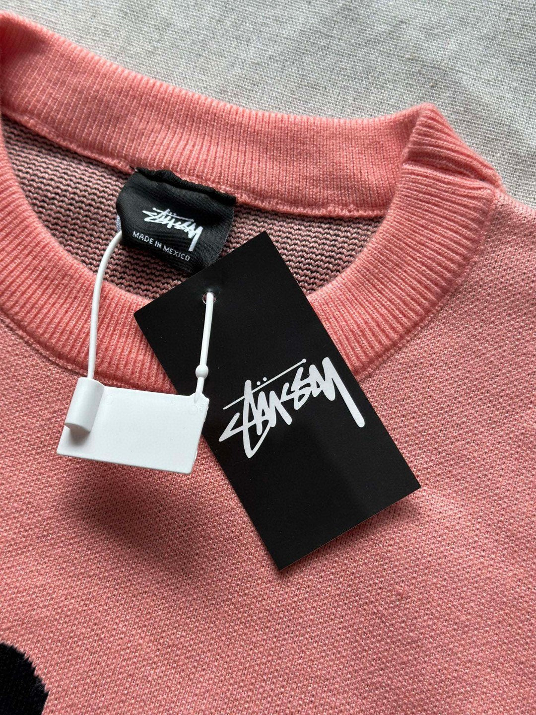 Stussy FW22 Logo graphic print knitted sweater