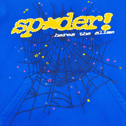 Sp5der TC Hoodie Blue