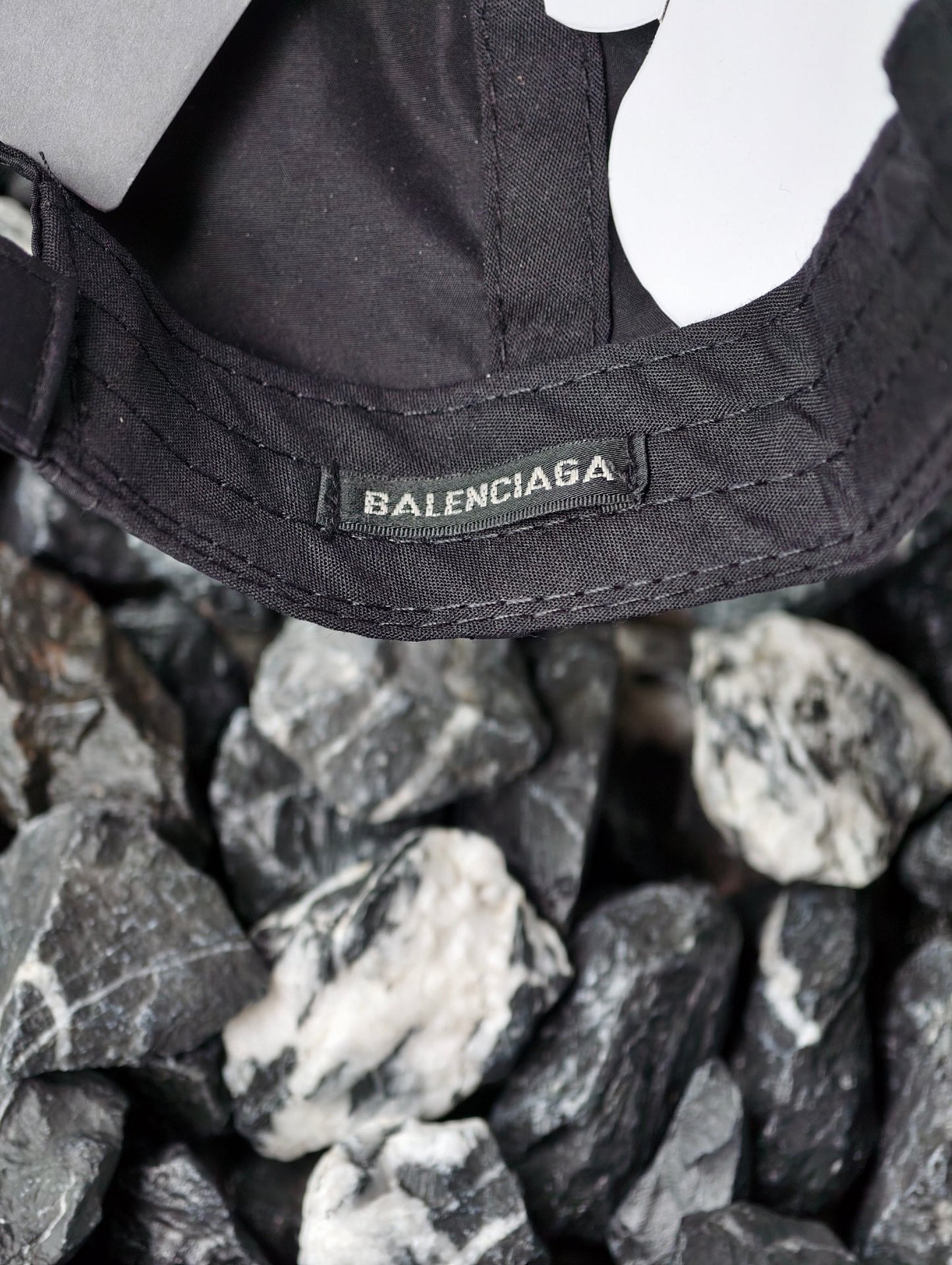 Balenciaga Logo Embroidered Mesh Baseball Cap