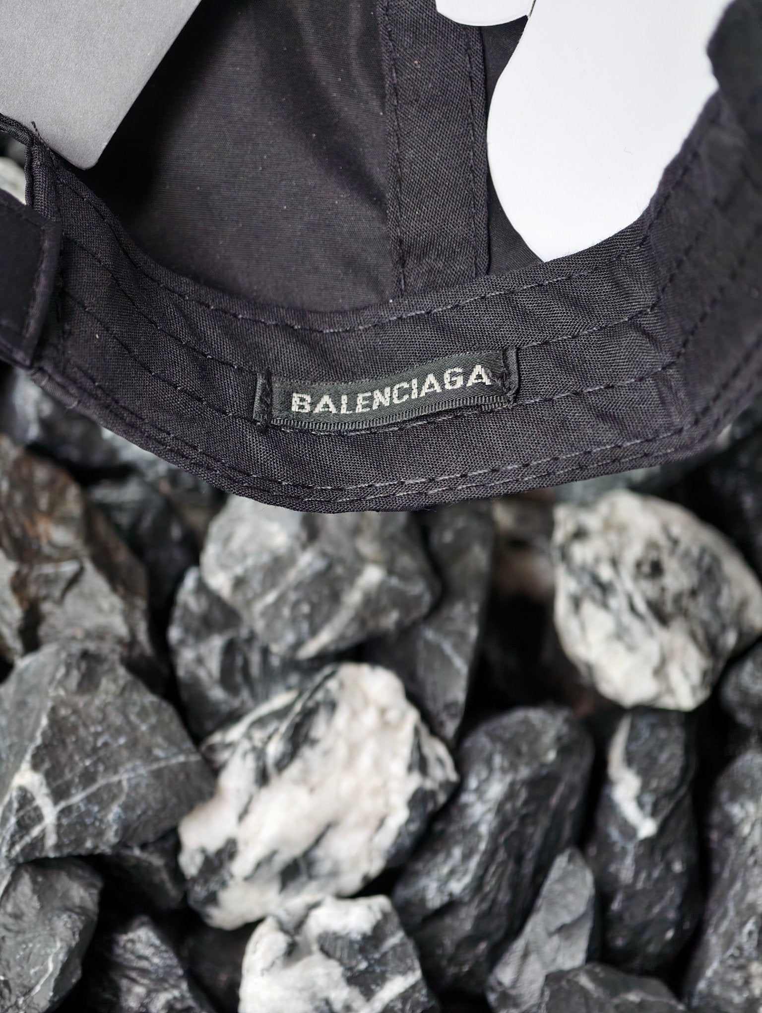 Balenciaga Logo Embroidered Mesh Baseball Cap