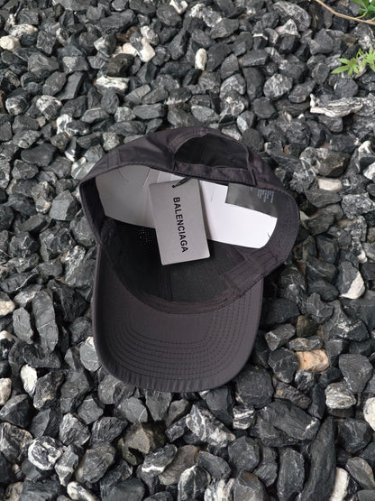 Balenciaga Logo Embroidered Mesh Baseball Cap