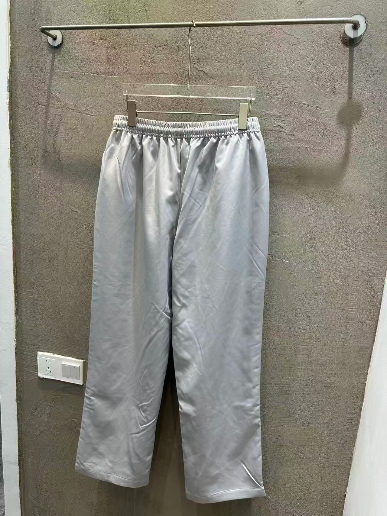 BALENCIAGA 3B Football Pants in Techno Cotton Poplin