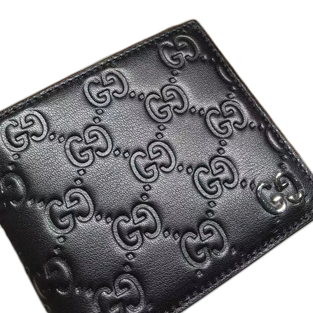 GUCCI Dorian Guccissima Bi-fold Wallet