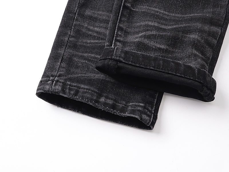Amiri MX1 Ultrasuede Jean 'Vintage Black'