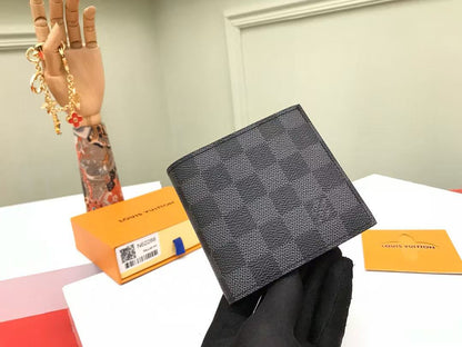 Louis Vuitton Damier Graphite Portefeuille Marco Bifold Wallet