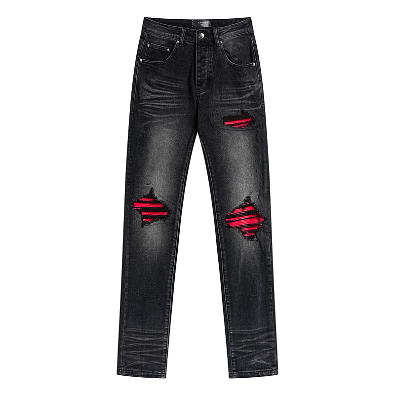 Amiri MX1 Ultrasuede Jean 'Vintage Black'