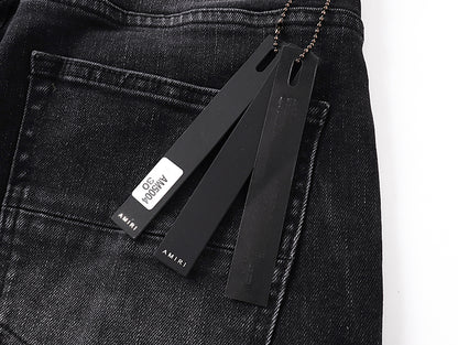 Amiri MX1 Ultrasuede Jean 'Vintage Black'