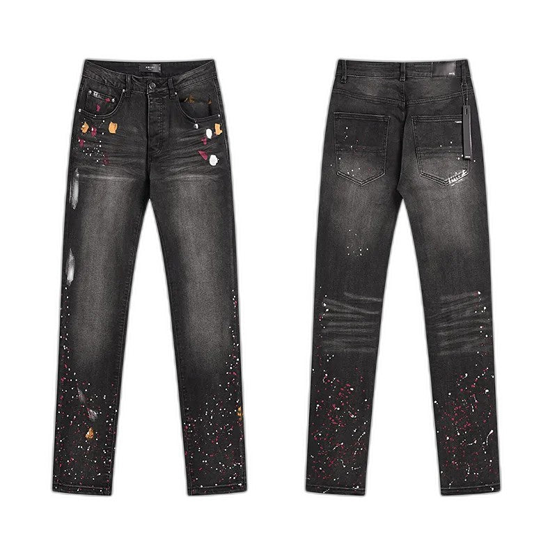 Amiri Men's Black Painter Skinny-Fit Jeans