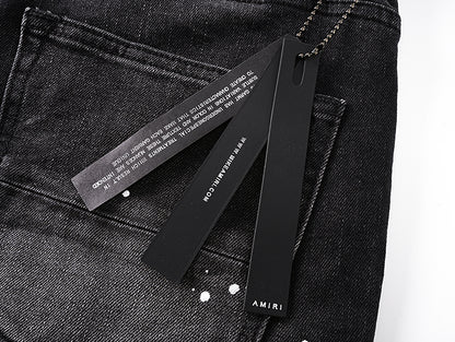 Amiri Men's Black Painter Skinny-Fit Jeans